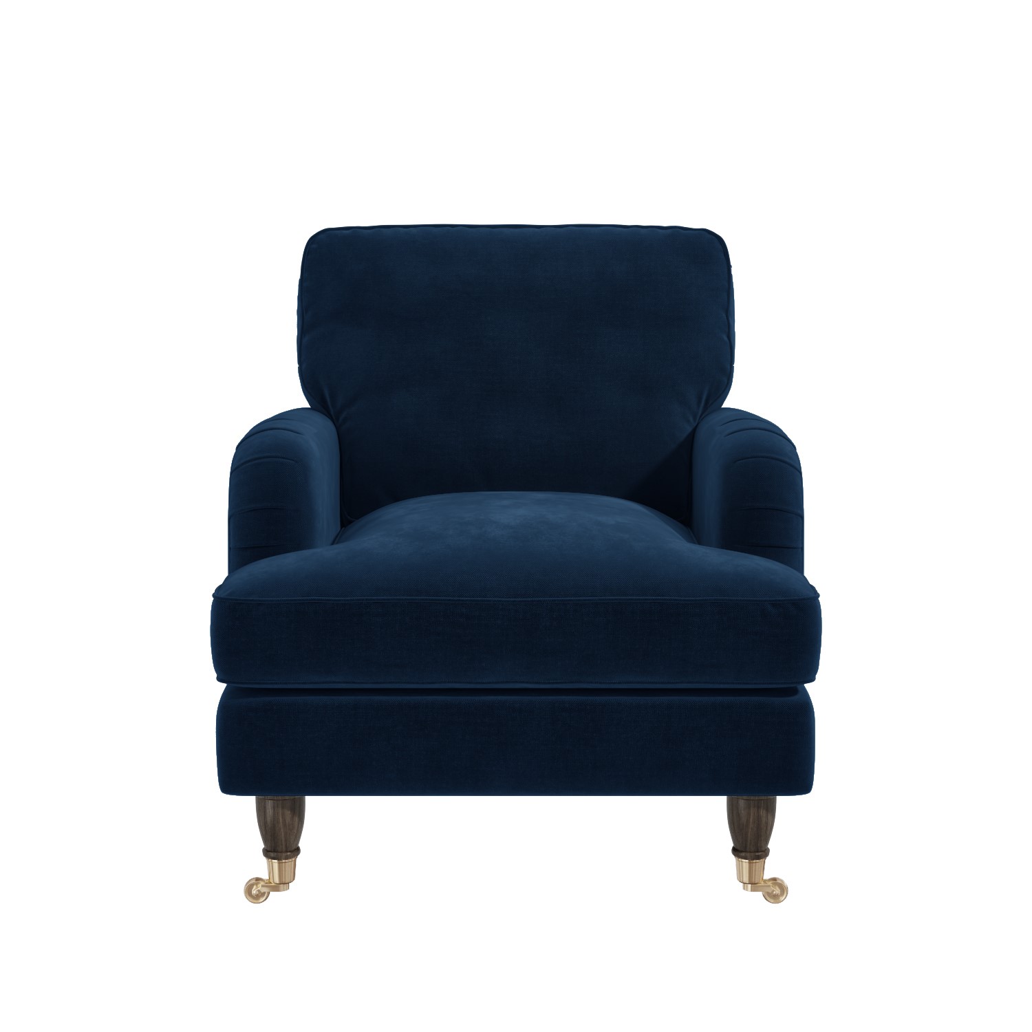 Read more about Navy velvet armchair payton